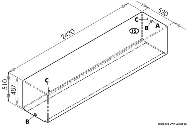 Serbatoio per acqua 600 l - 52.173.09